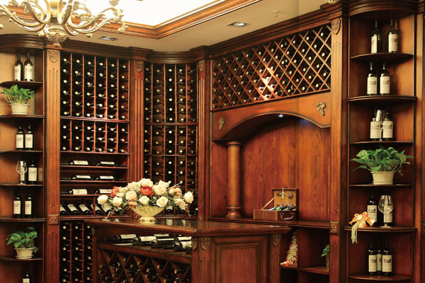 實木酒柜