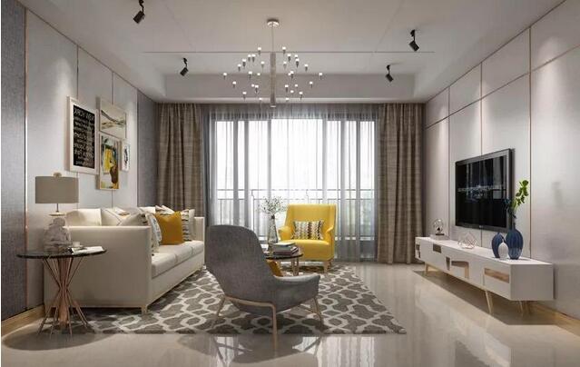 客廳護墻板裝修圖